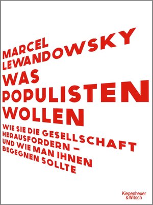 cover image of Was Populisten wollen